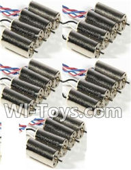 Wltoys Q242 Q242G DQ242 Q242K Parts-08 rotating Motor with red and blue wire(10pcs-CW) & Reversing-rotating Motor with black and white wire(10pcs-CCW) For WLTOYS DQ242 Q242 Q242G Q242K RC Quadcopter parts RC Drone parts